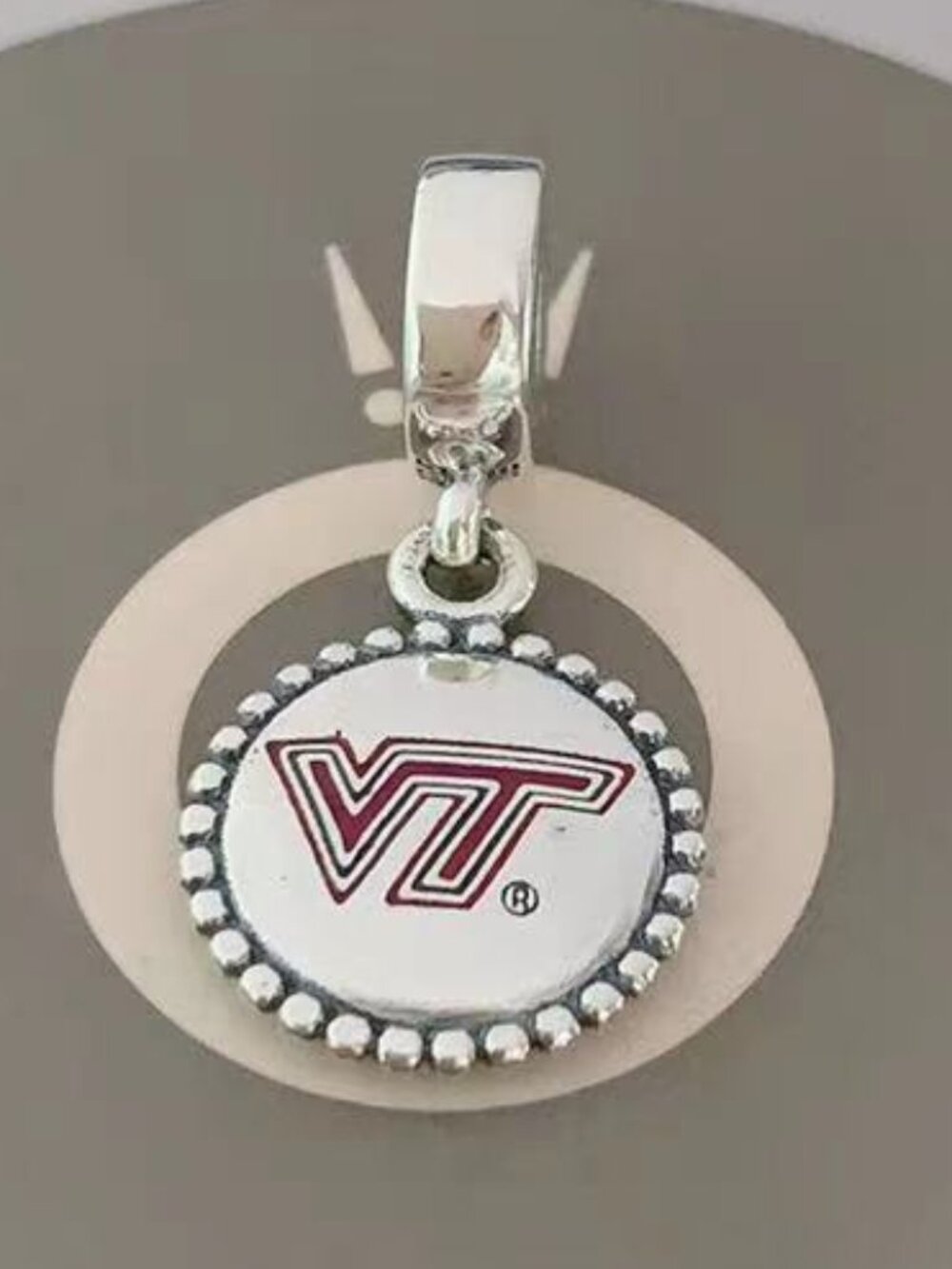Pandora Virginia Tech University Dangle Charm Virginia Tech Hokies